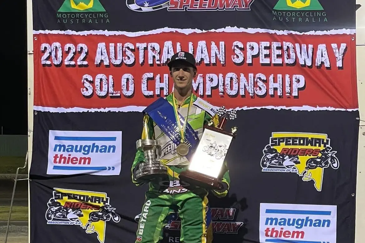 THREE\\u2013PEAT: Max Fricke has successfully defended his 2019 and 2020 Australian Titles at Adelaide on the weekend making it three in a row. Id:34950