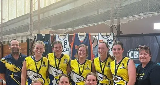 Under 18s girls basketballers are gold performers