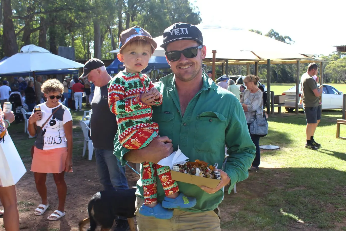 TOLMIE CHRISTMAS MARKET: (from left) Archie Hudecek and Patrick Hudecek. PHOTOS: Trinity Knight