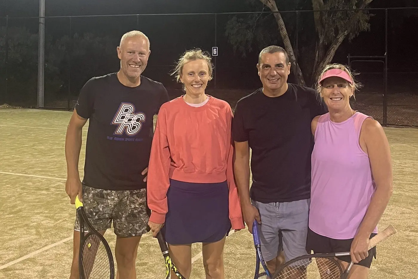 A PERFECT NIGHT: Dan Robertson, Anna Speirs, Dion Theodossi and Sophie Yencken \\nPHOTO: Cal Bono