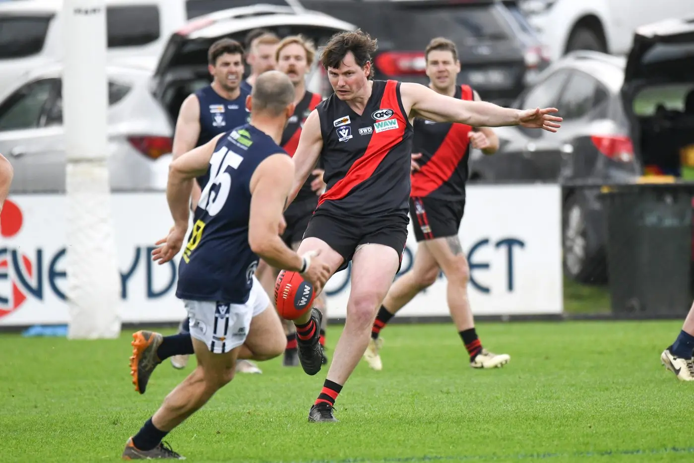 GRETA GRABS VICTORY: Greta ended Bonnie Doon\\'s winning streak with qualifying final upset on the weekend. The Bombers will get a second chance against Bright this weekend. Pictured - Ari Croxford-Demasi. PHOTO: Kurt Hickling