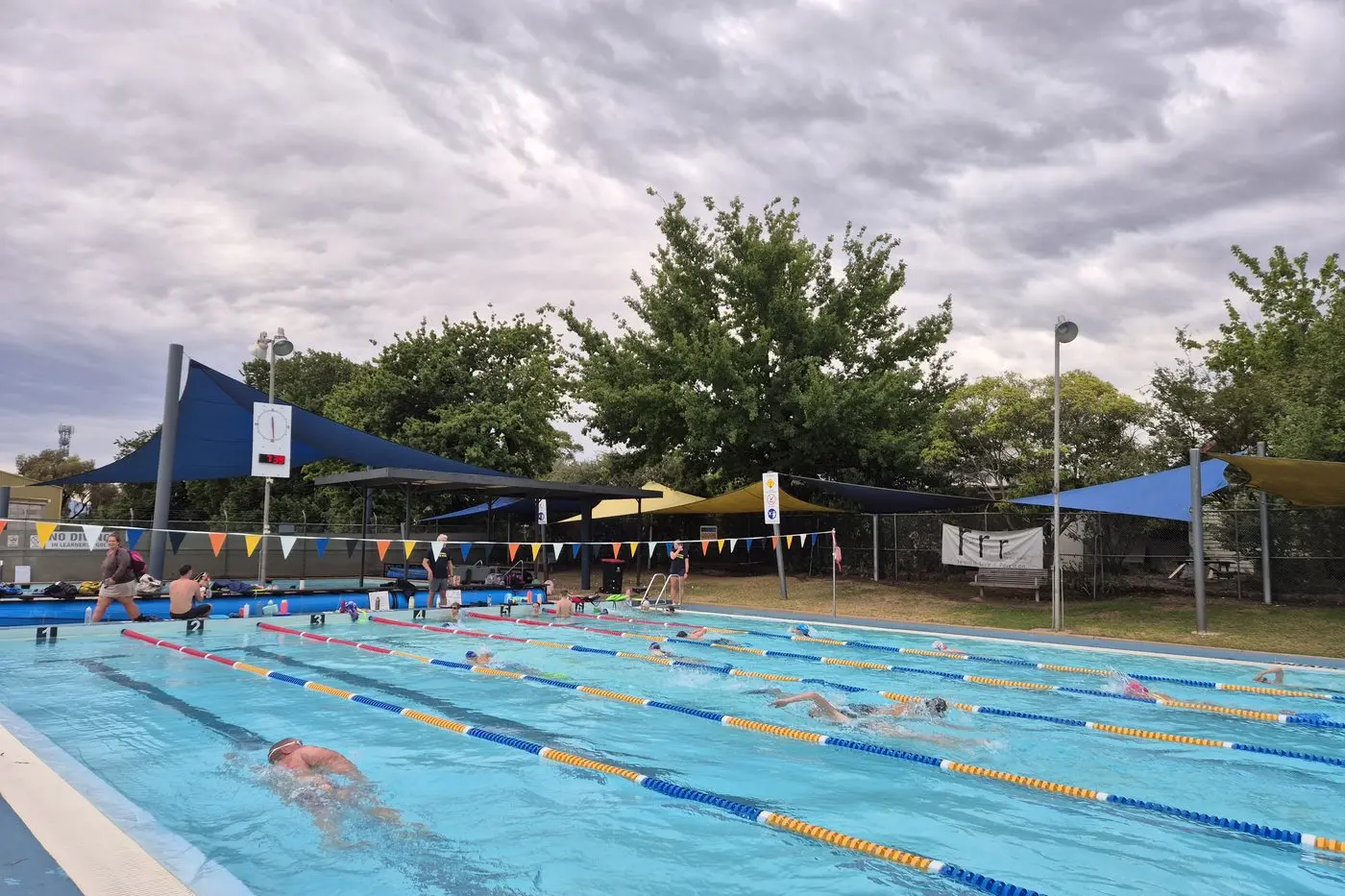 BACK IN THEIR LANES: Mansfield Swim Club are back in the pool this year, with 82 swimmers registered.