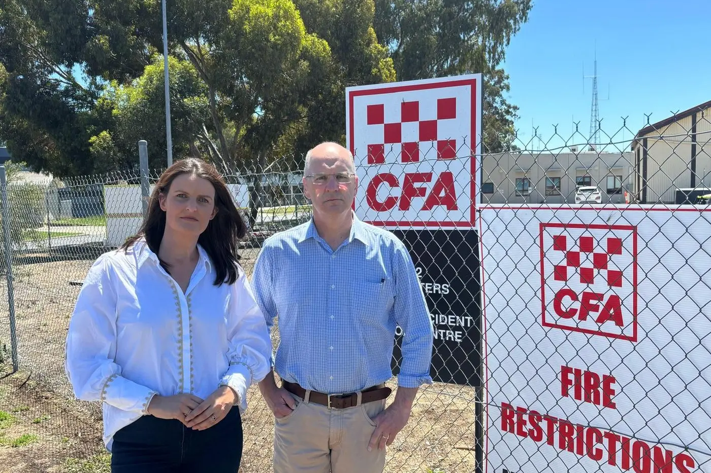 BUDGET SHORTFALL: The Nationals\\' Member for Euroa Annabelle Cleeland with The Nationals\\' leader Danny O\\'Brien are calling for more investment in CFA infrastructure.