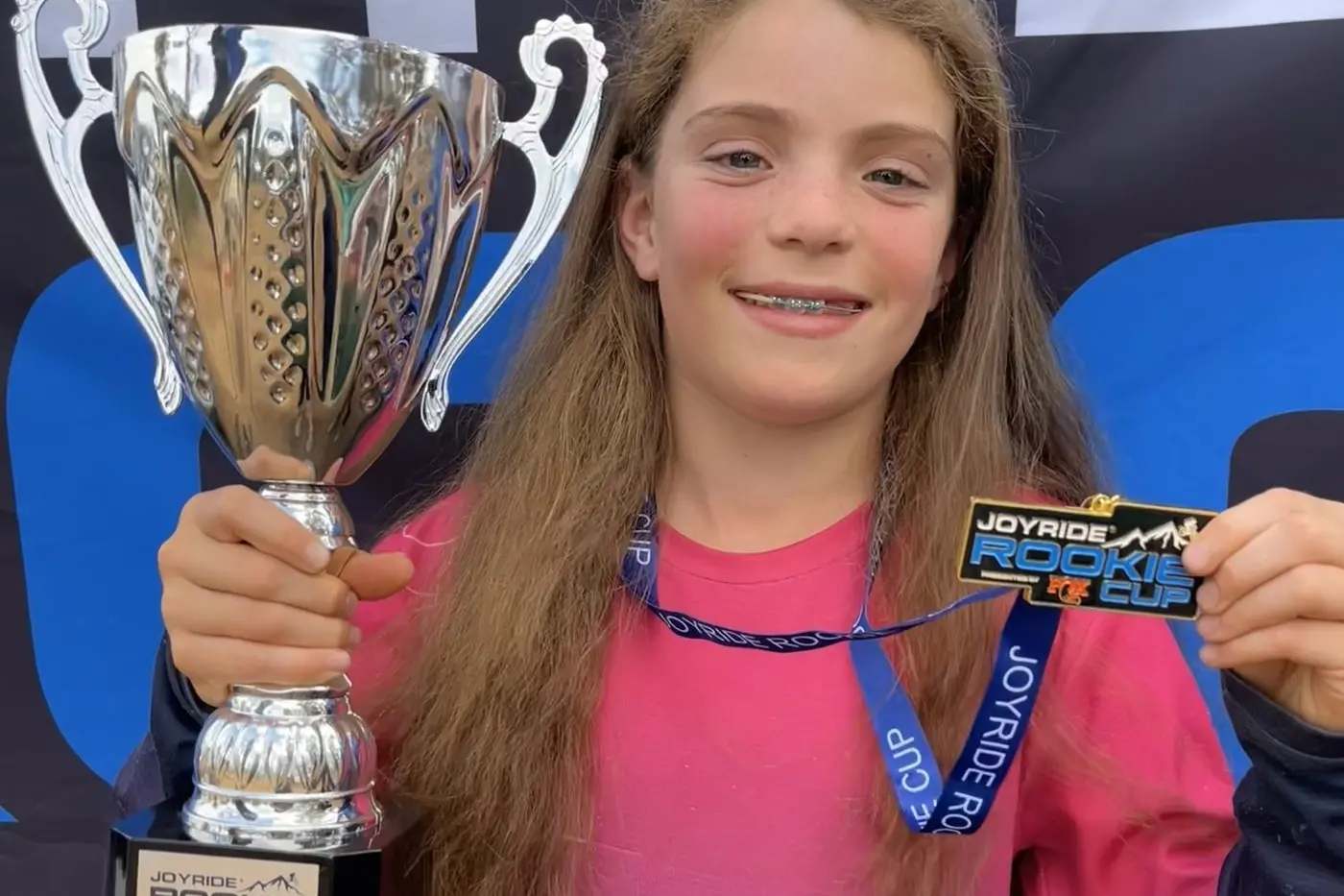 JOY RIDE ROOKIE CUP: Sienna Vivash had an exceptional series, bringing home the trophy for the overall U11 Girls category after placing first in all four races with impressive times. PHOTO: Supplied