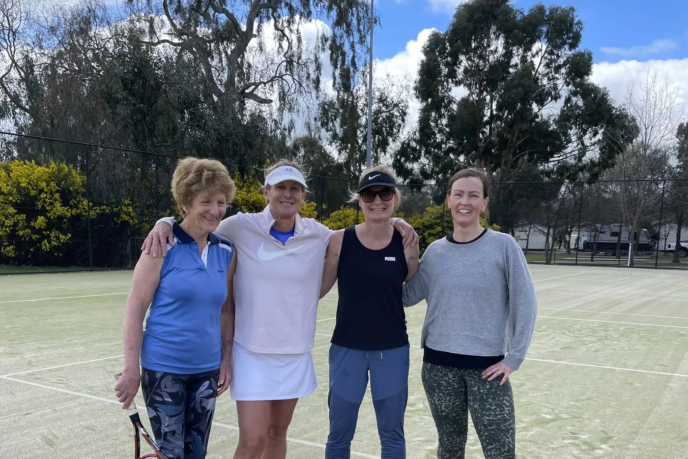MANSFIELD: Clare Beecham, Sophie Yencken, Peta Kelly, and Amanda Steele. PHOTO: Rhonda Carpenter