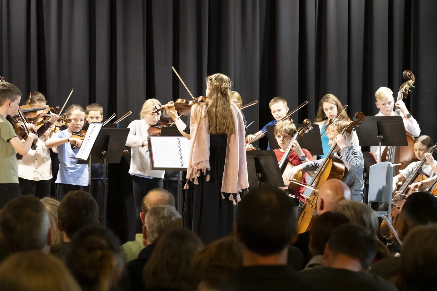 PERFORMANCE: The Wattle Orchestra playing at the Choral and Strings concert in the Melliodora Hall.