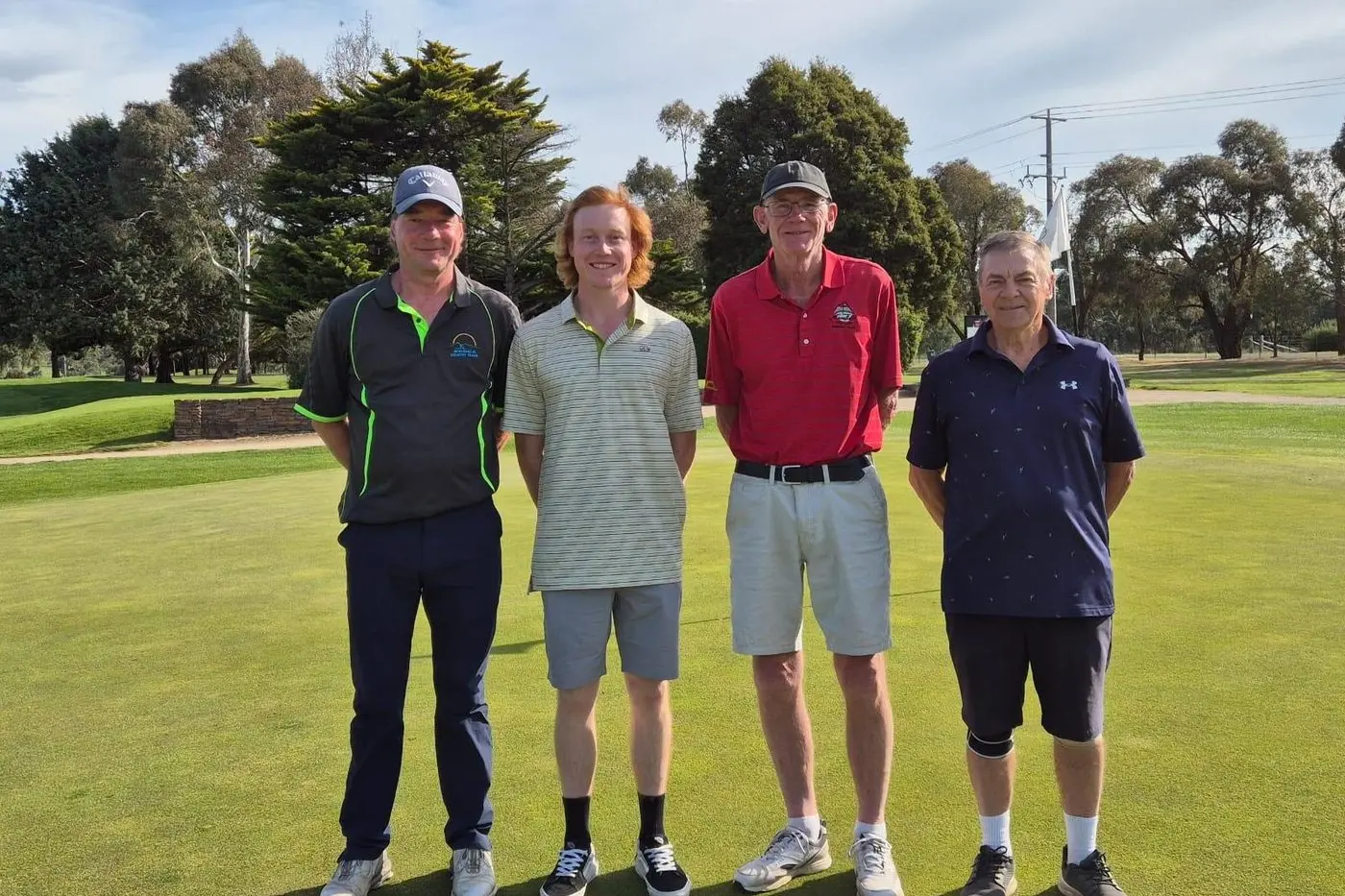 CLUB CHAMPS WINNERS: Rod Sargent A grade, Aaron Sargent D grade,\\nBrad Grant B grade and John Koraus C grade. PHOTO: Supplied\\n