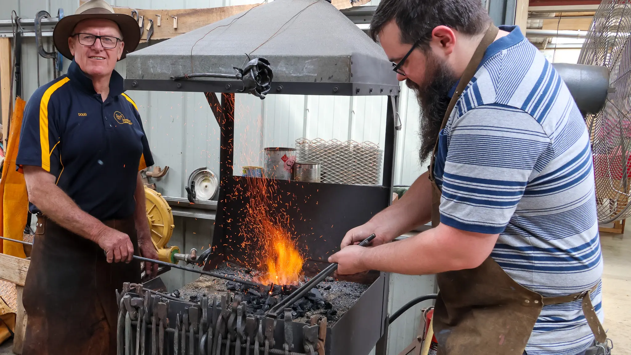 Open day shows off local men's shed as vital community hub