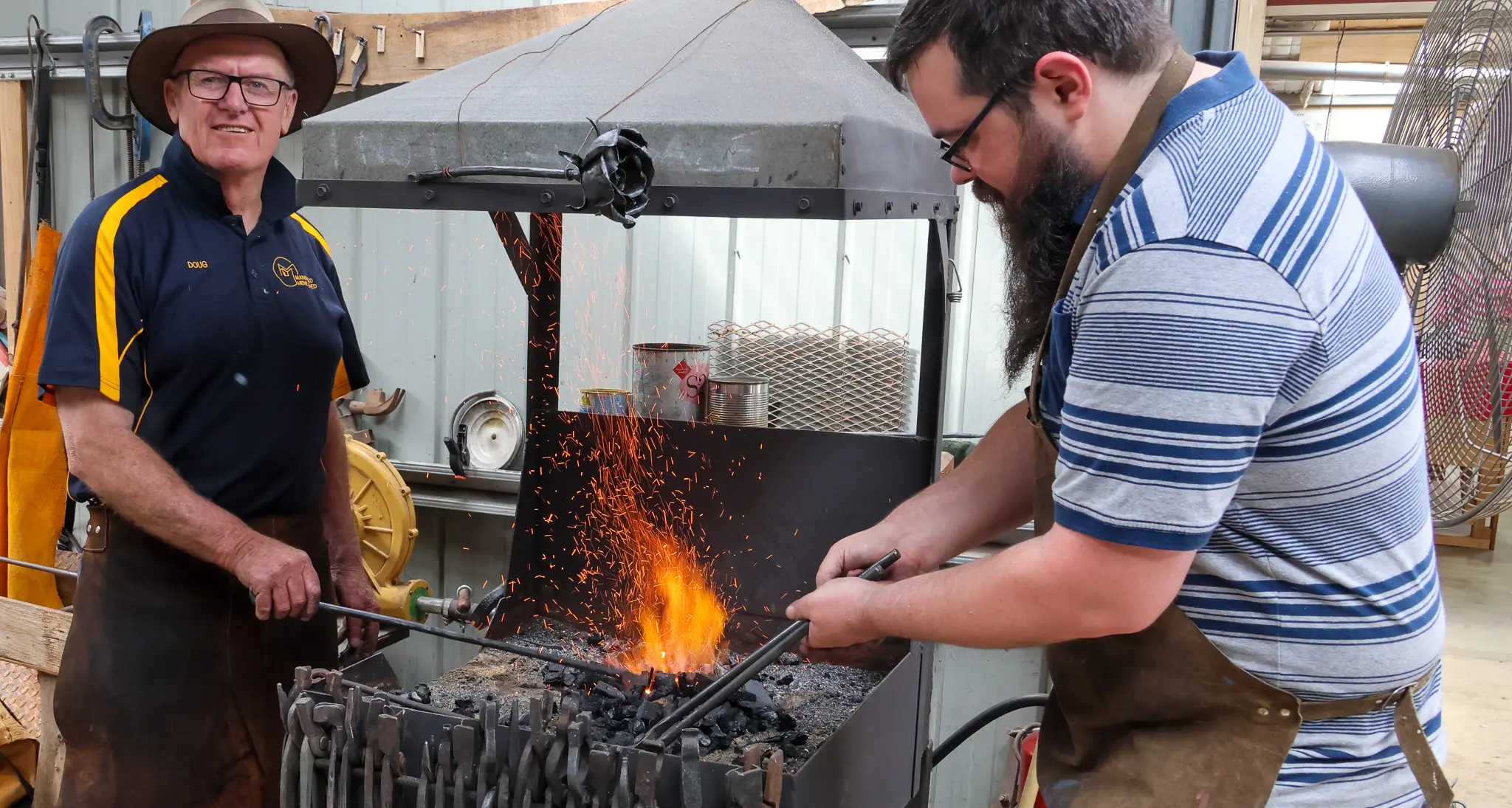 Open day shows off local men's shed as vital community hub