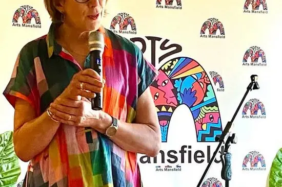 <p>ARTY: The tireless work by Gill Belle was recognised</p>\\n