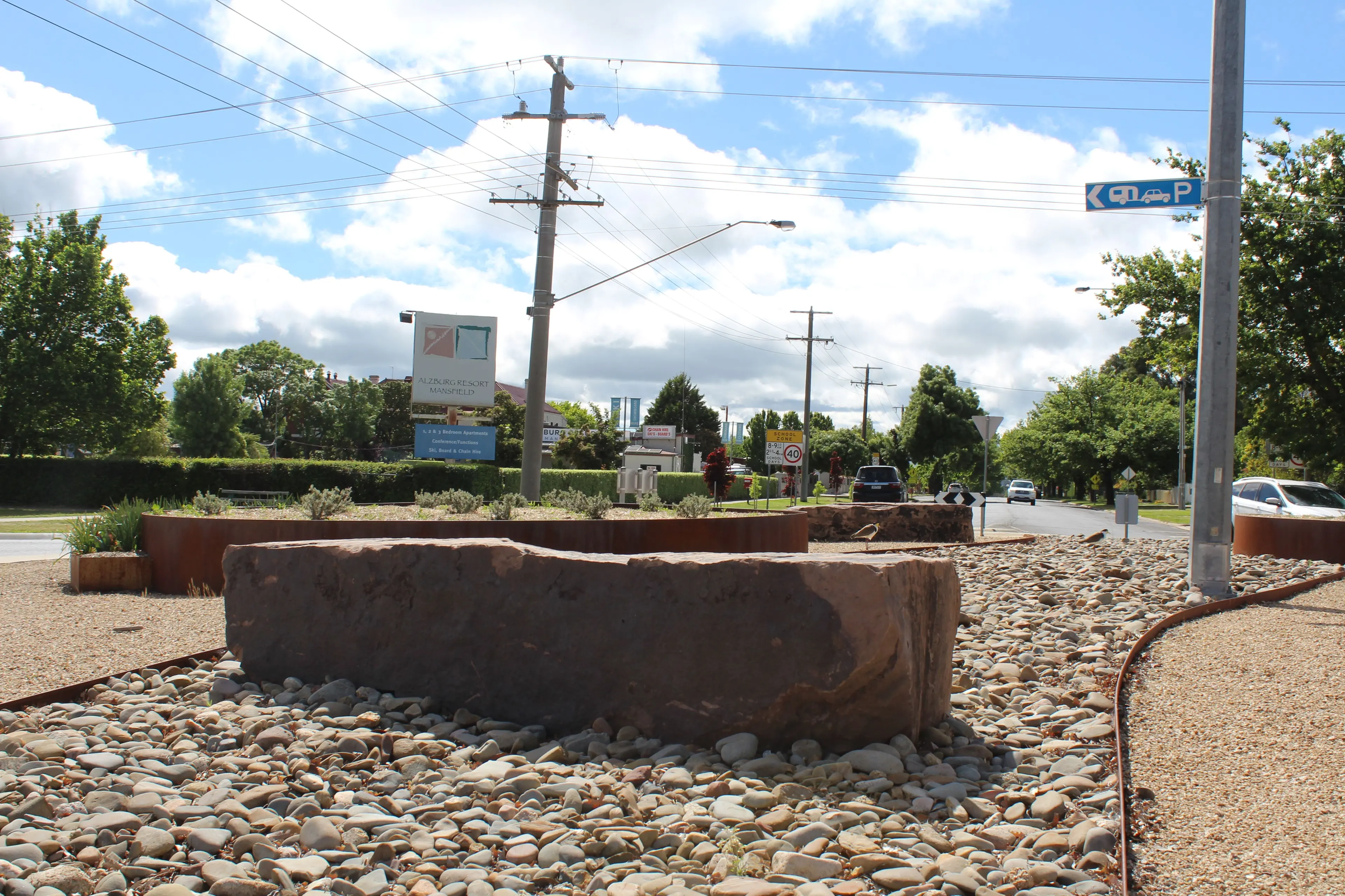 <p>STONE EXTRACTED: Mudstone features predominantly in local infrastructure</p>\\n