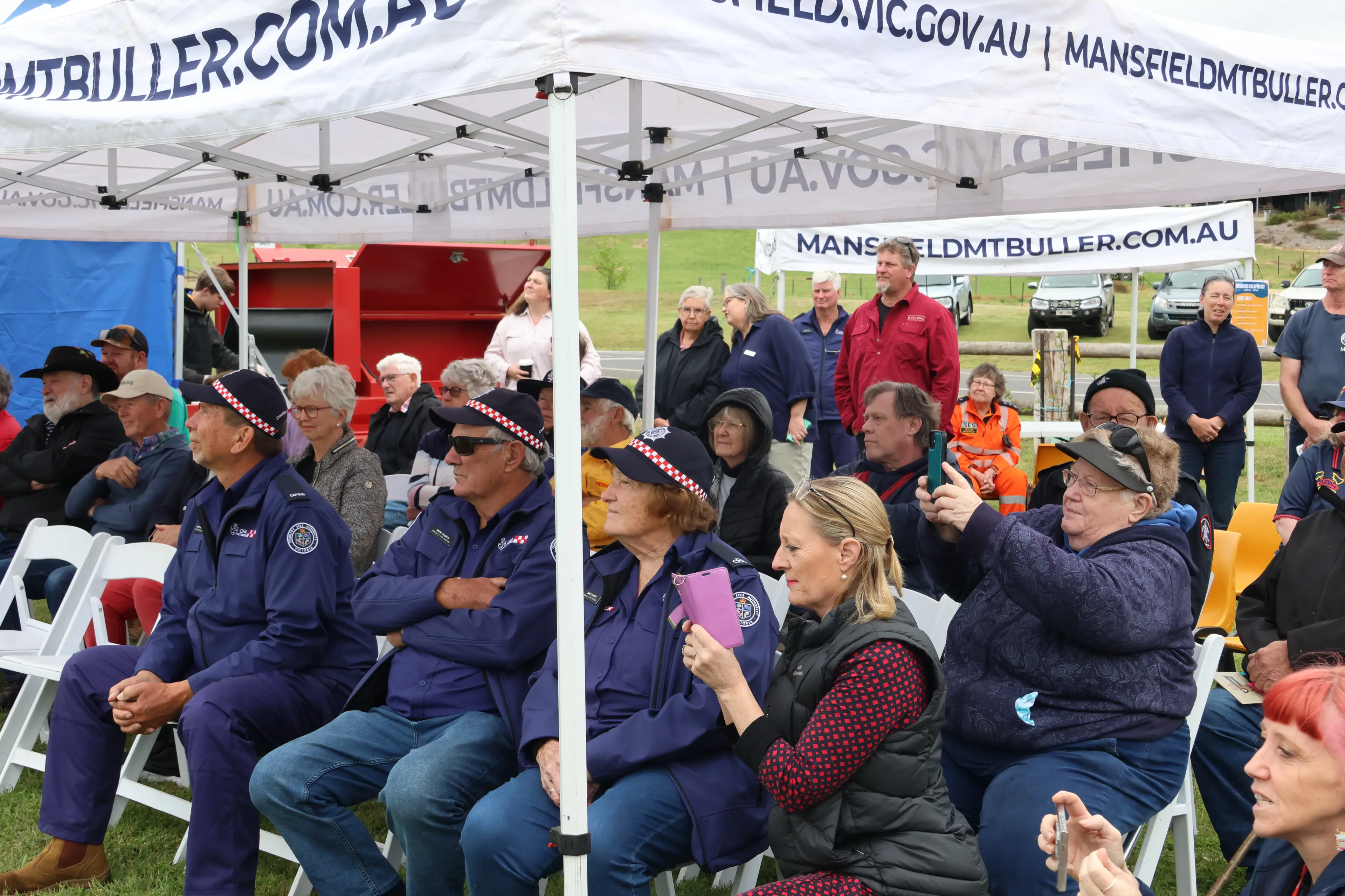 <p>OFFICAL OPENING: There was a good turnout for the 100th celebration at Merrijig</p>\\n