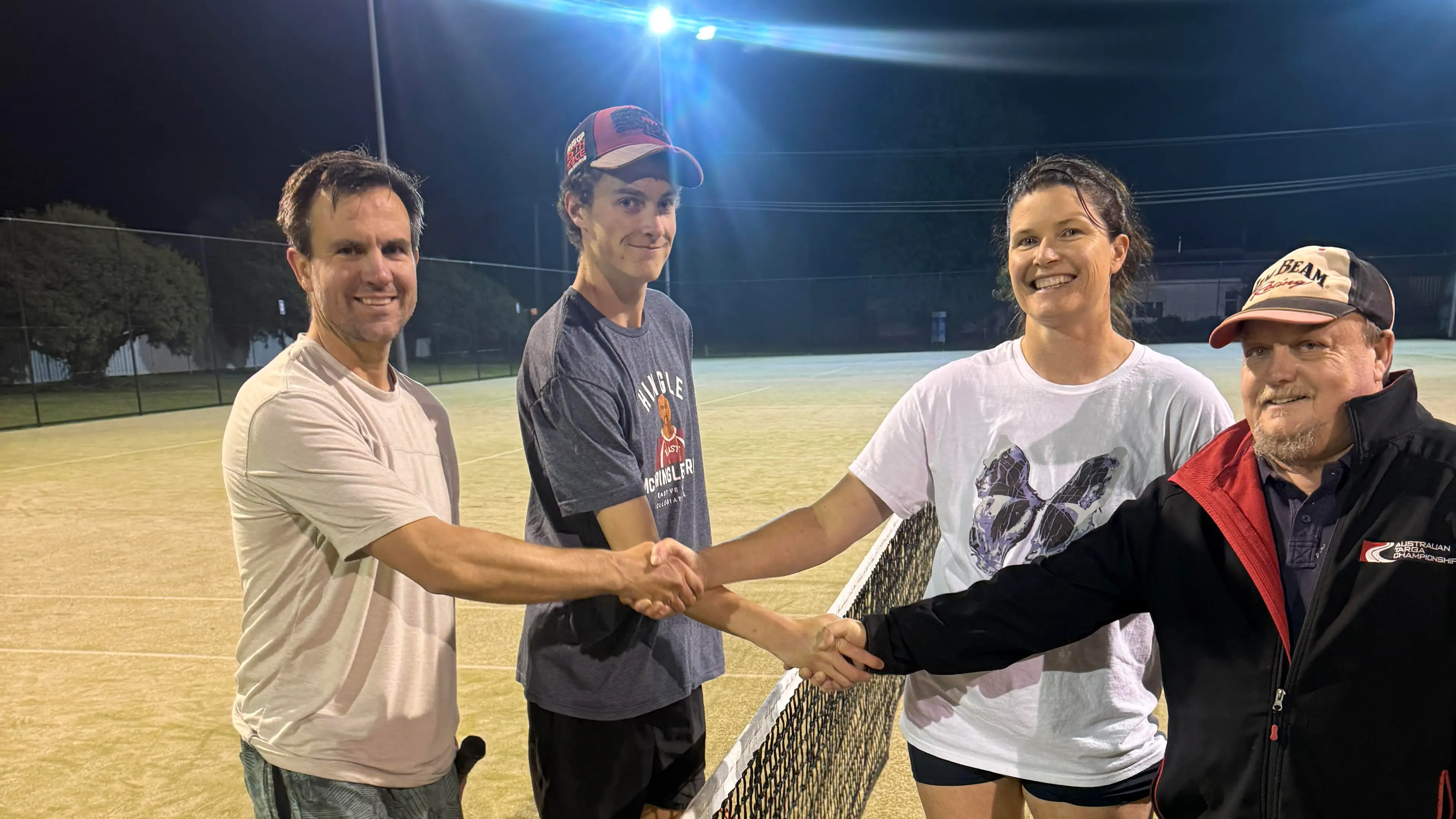 Crucial tiebreak triumphs at night tennis