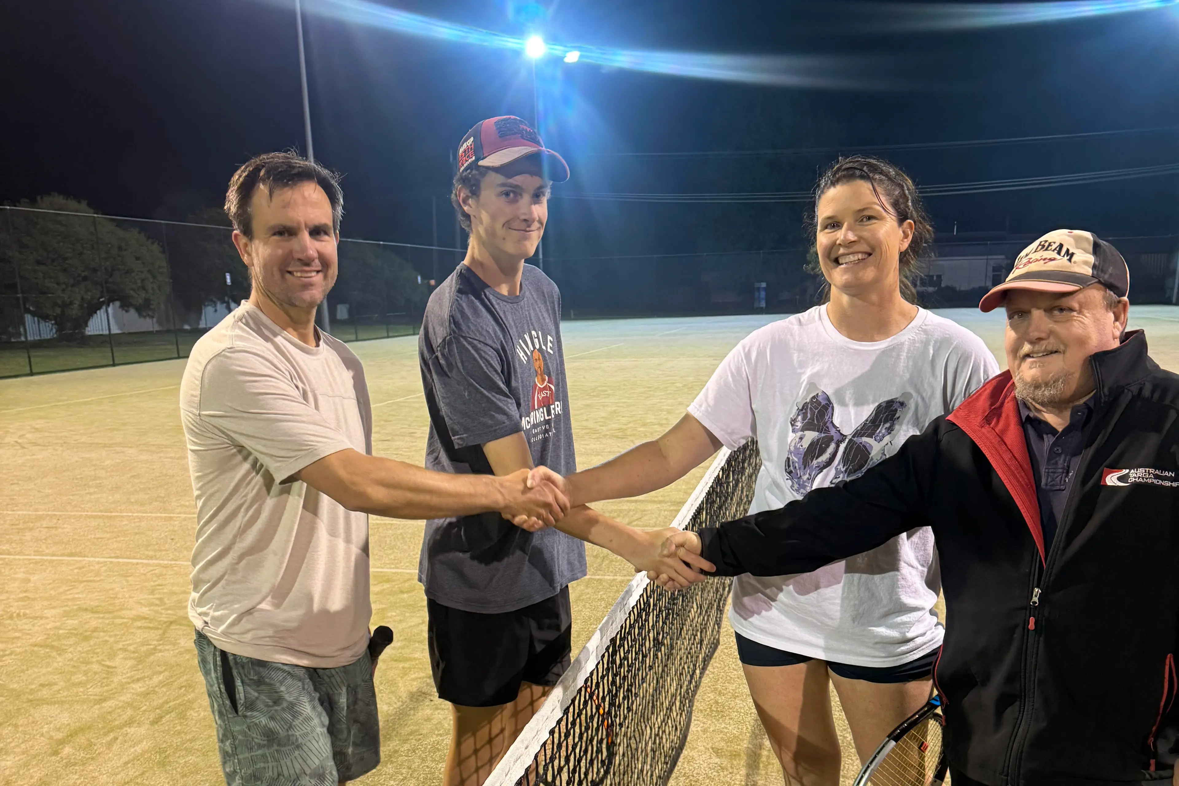 <p>GOOD SPORTS: David Aldous, Max O\\u2019Loughlan, Keira McDonagh and Mark Poole</p>\\n