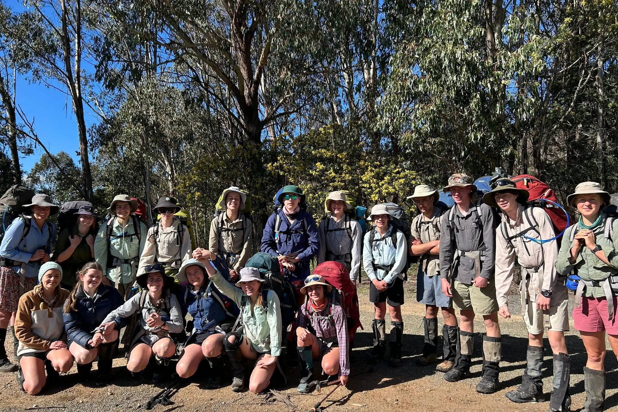 <p>Year nine students from Mansfield Steiner School complete the Long Journey</p>\\n