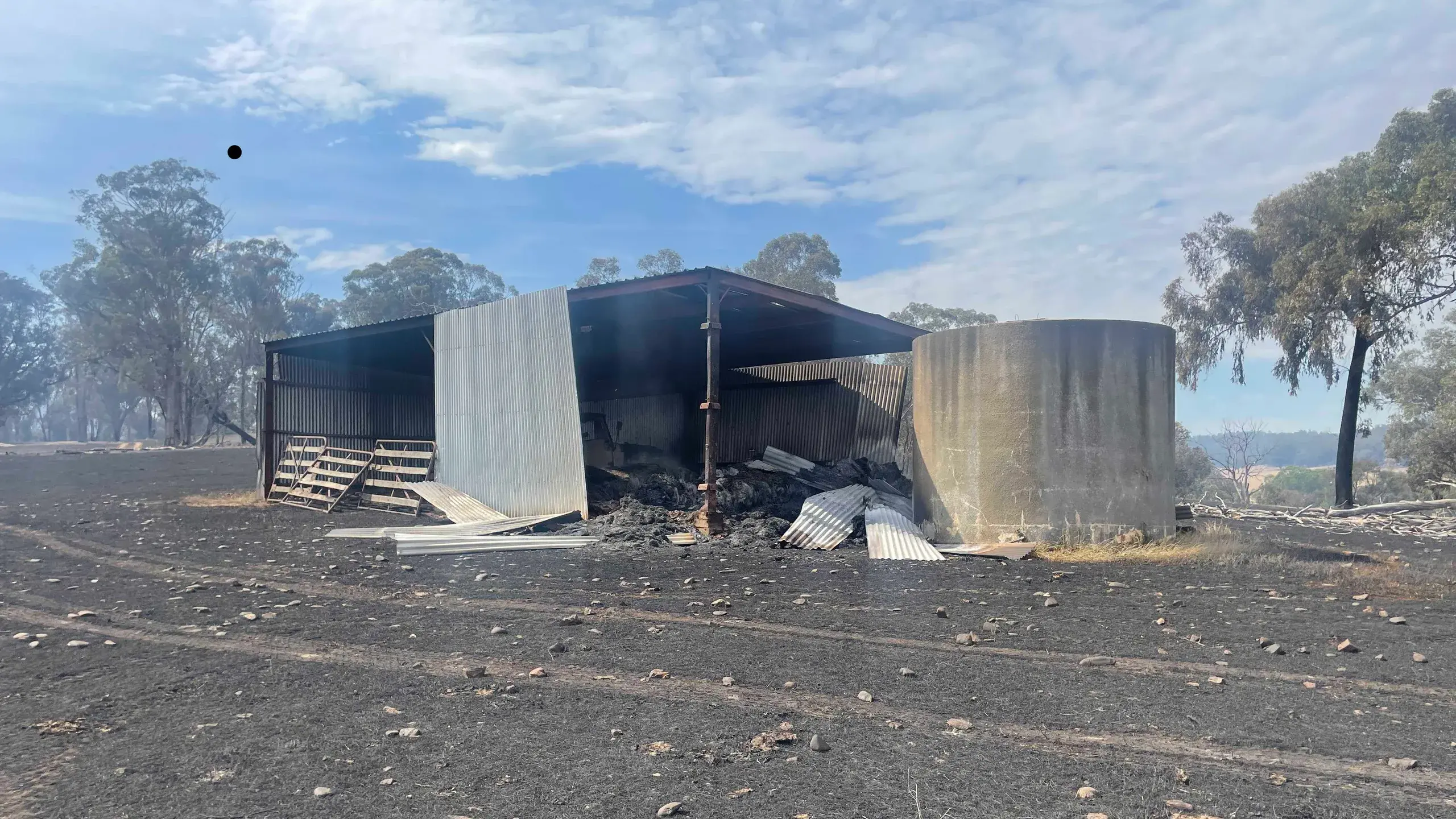 Markwood fire contained, several properties lost