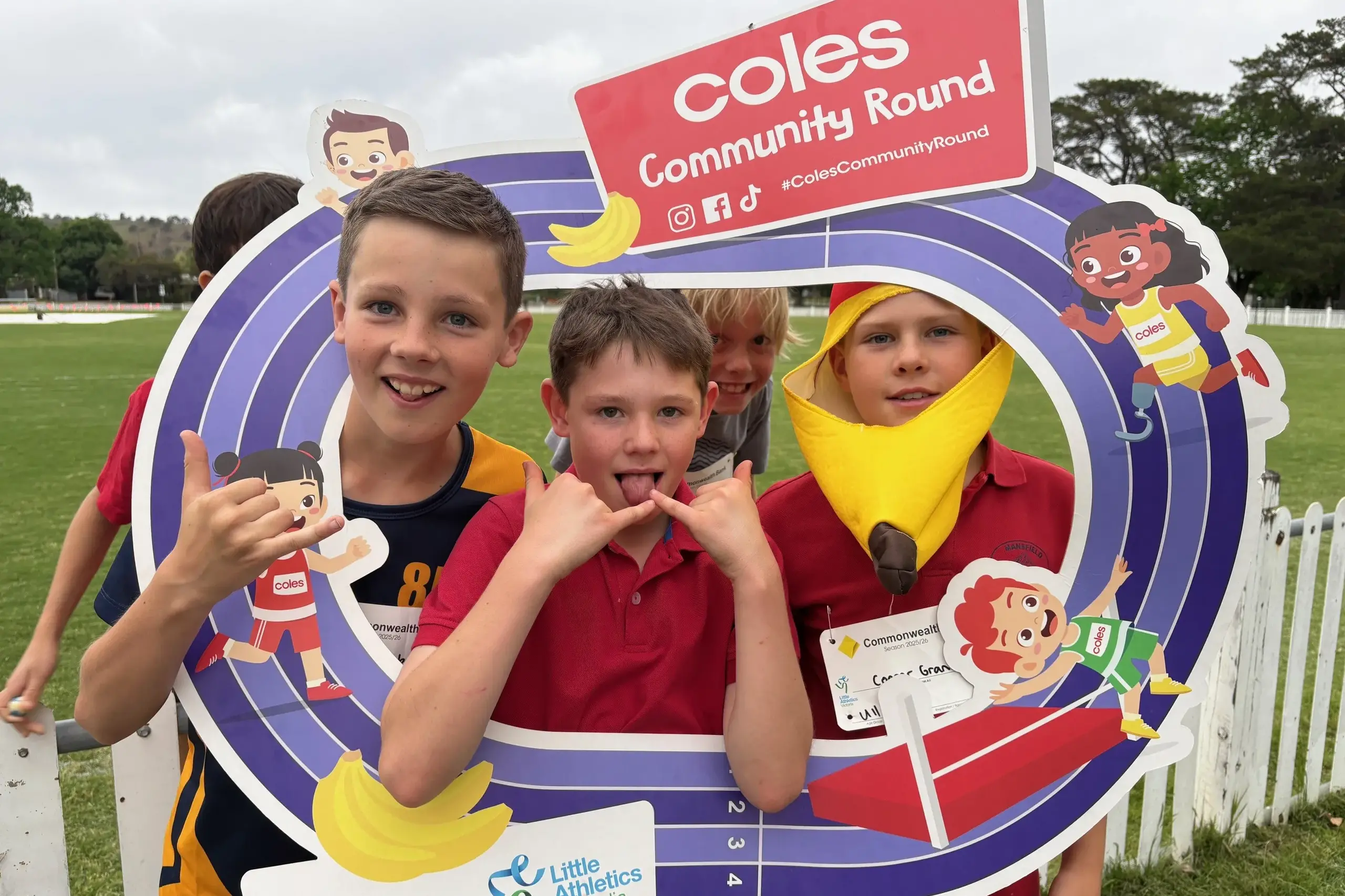 <p>Oliver Clark, Lachlan Smith and Cooper Grant</p>\\n