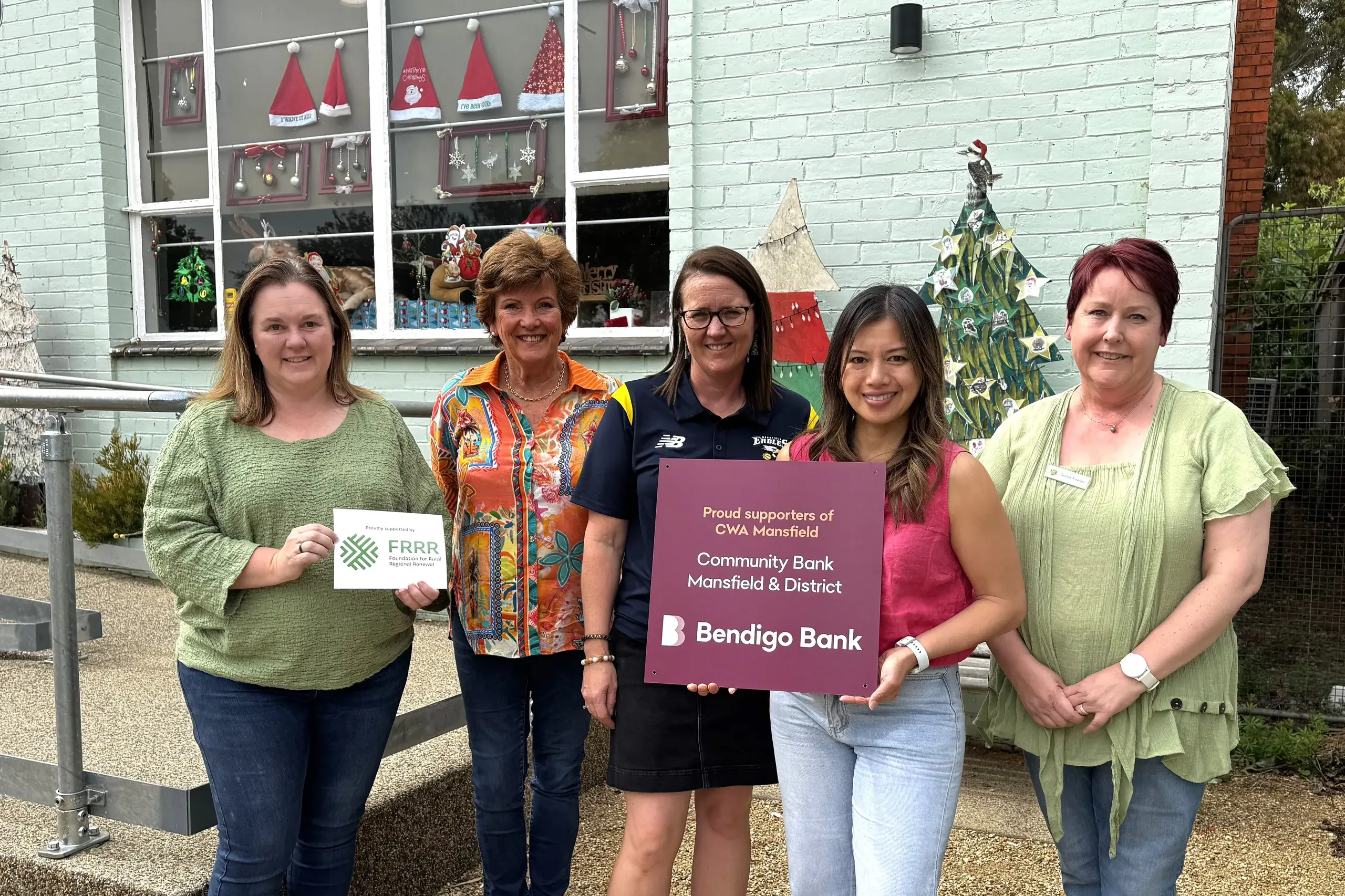 <p>OPEN FOR BUSINESS: CWA members following the completion of Raise the Roof project. </p>\\n