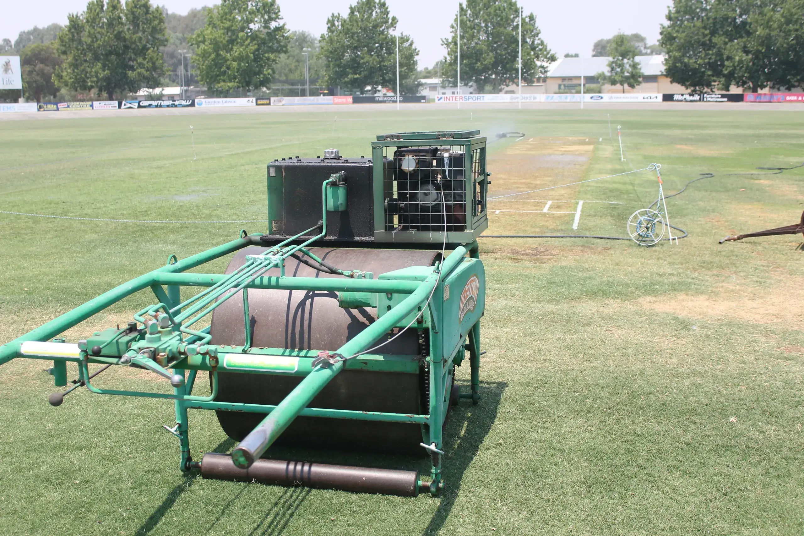 <p>HALT PLAY: Curators were left to tend to their pitches as the WDCA cancelled all cricket </p>\\n