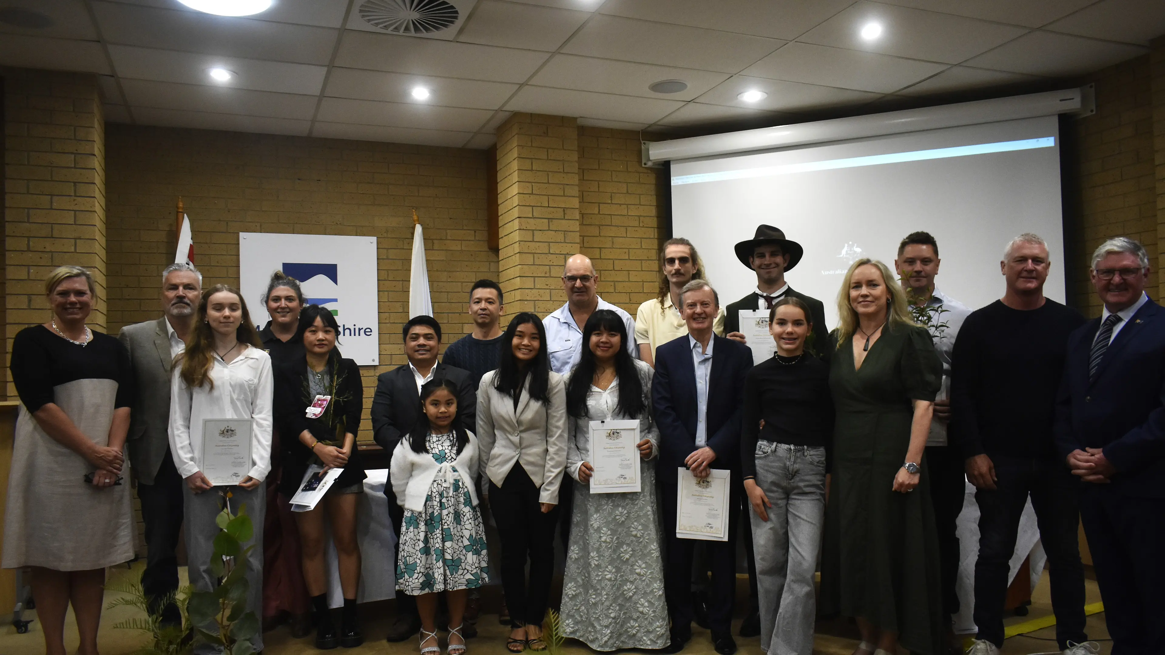 Mansfield welcomes its biggest citizenship class