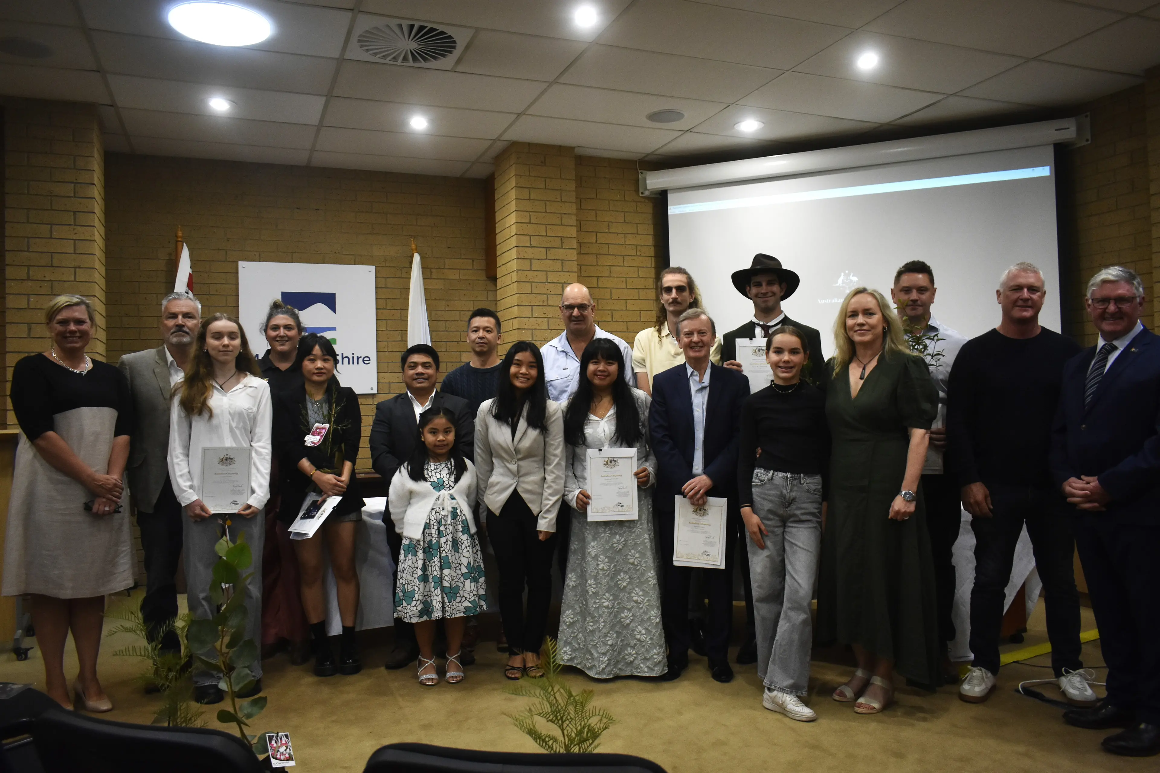 Mansfield welcomes its biggest citizenship class