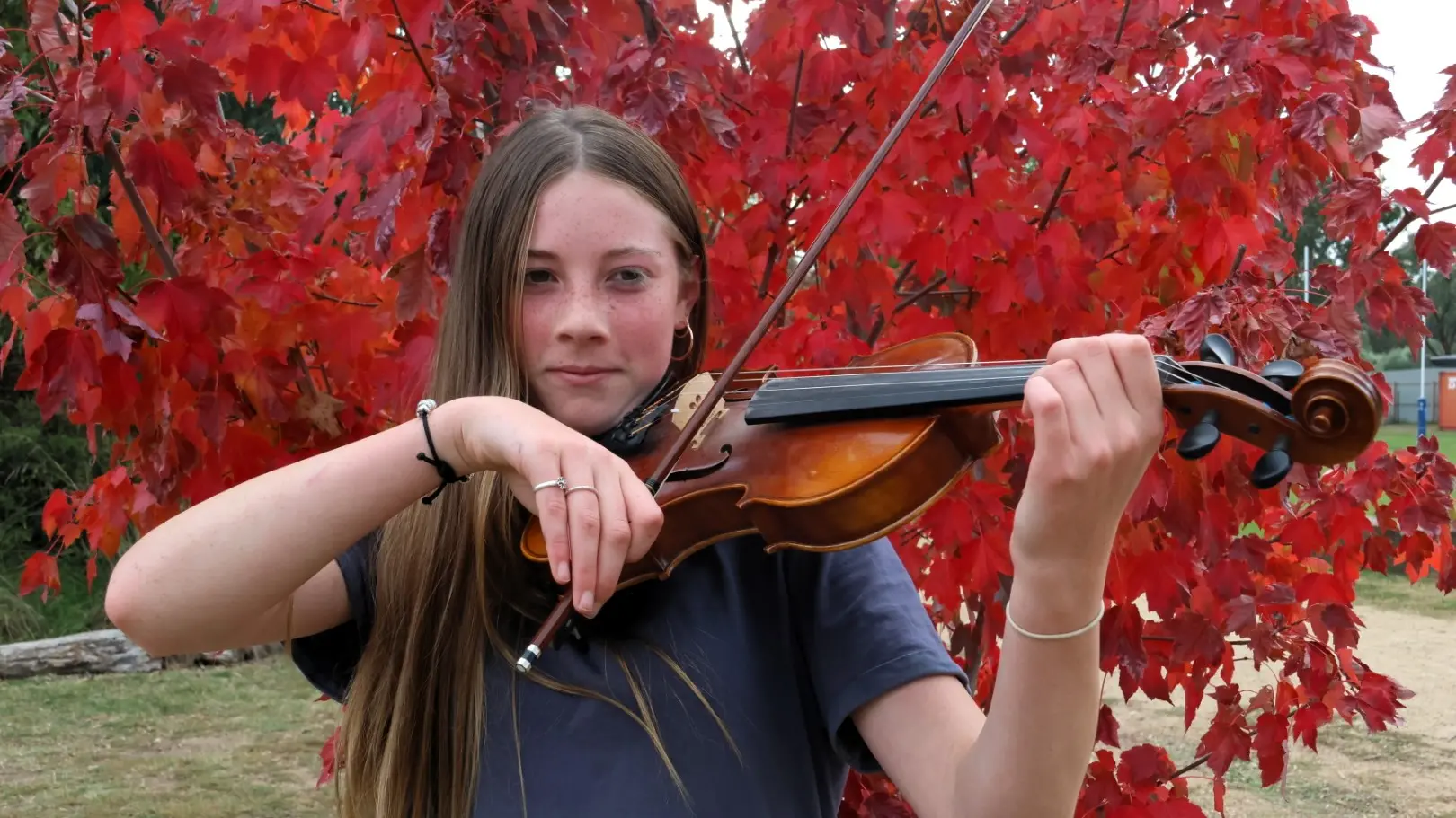 Steiner student shines with silver music award for violin