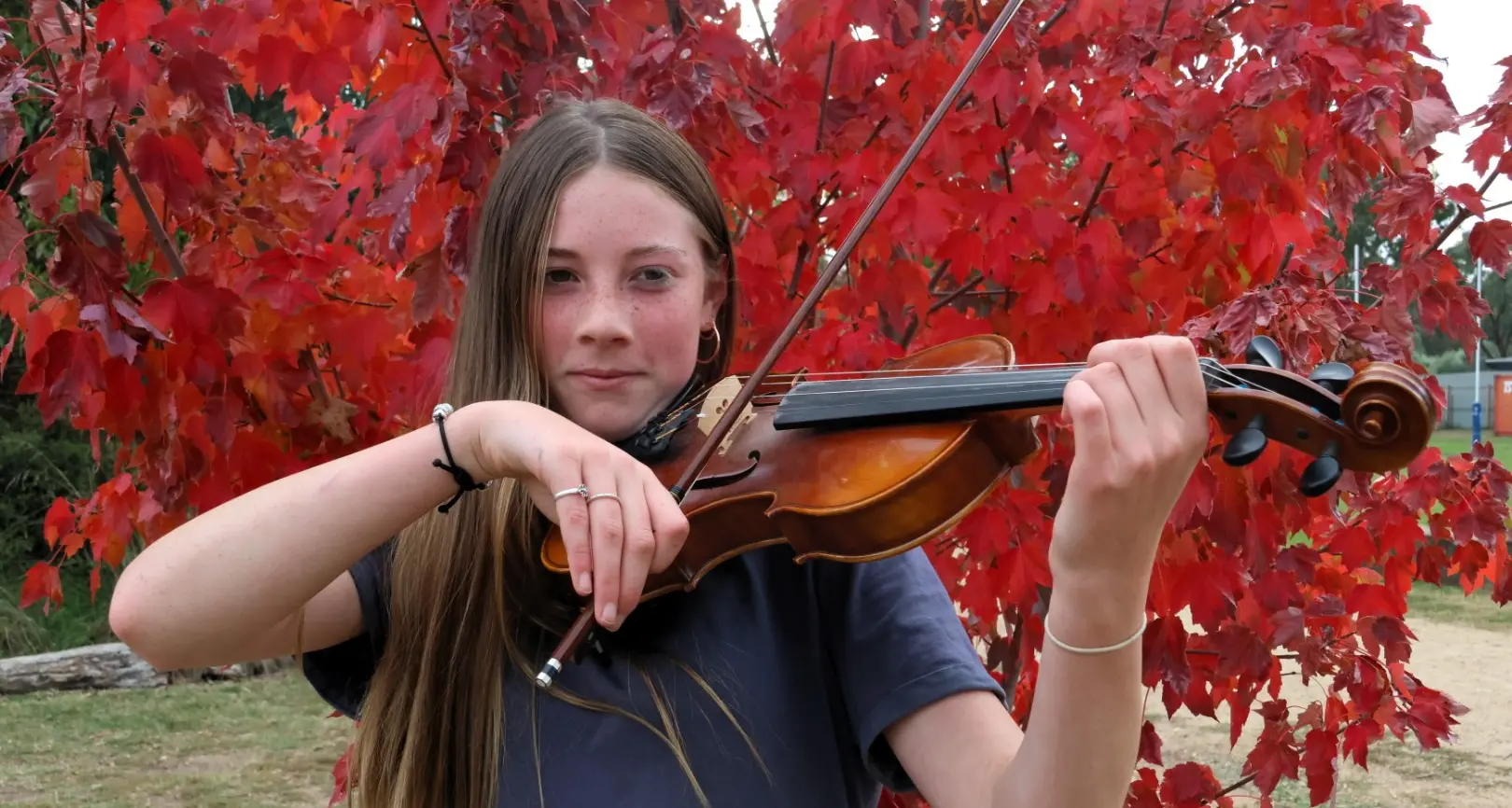 Steiner student shines with silver music award for violin
