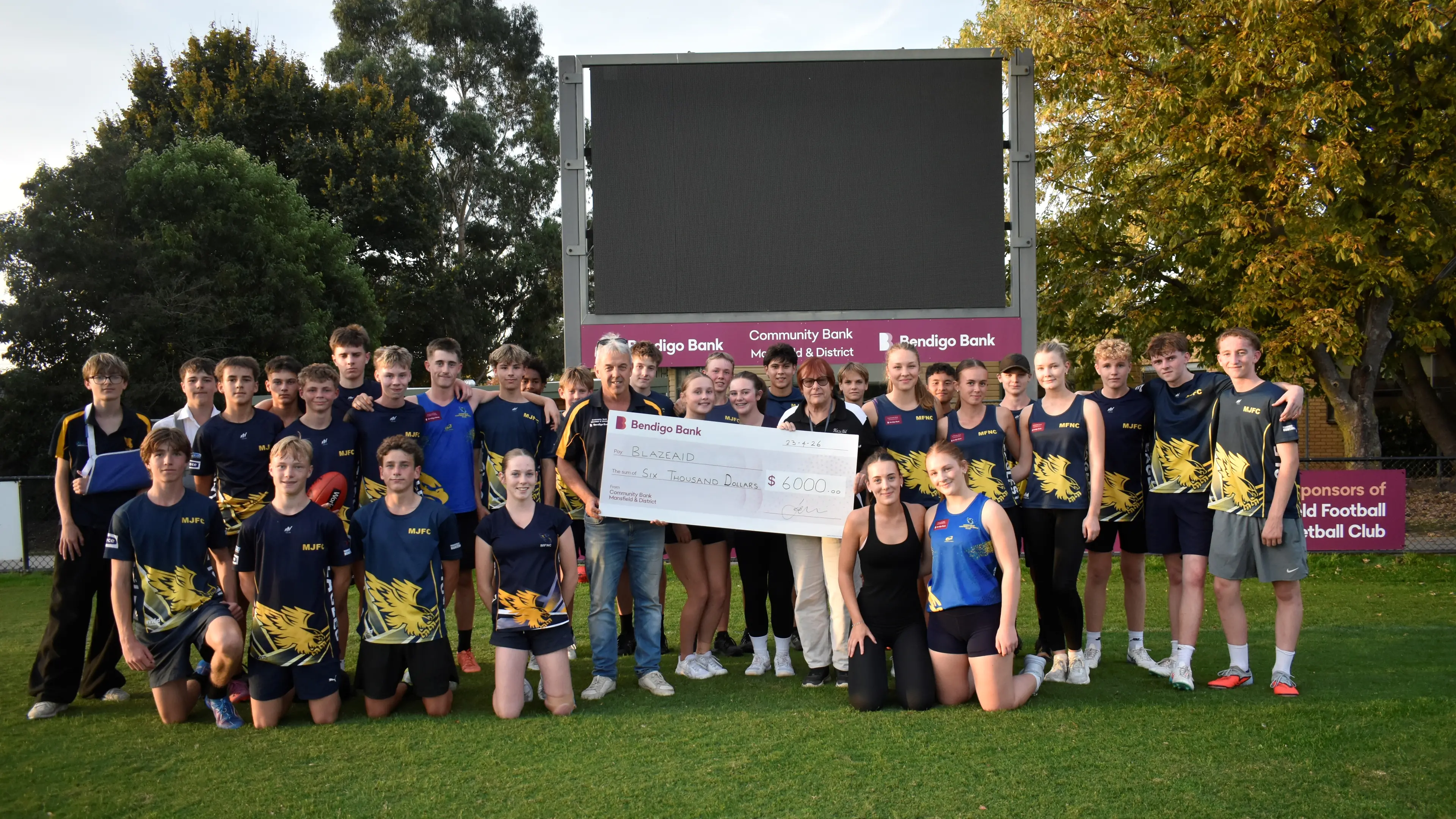Eagles help out with fire relief and BlazeAid
