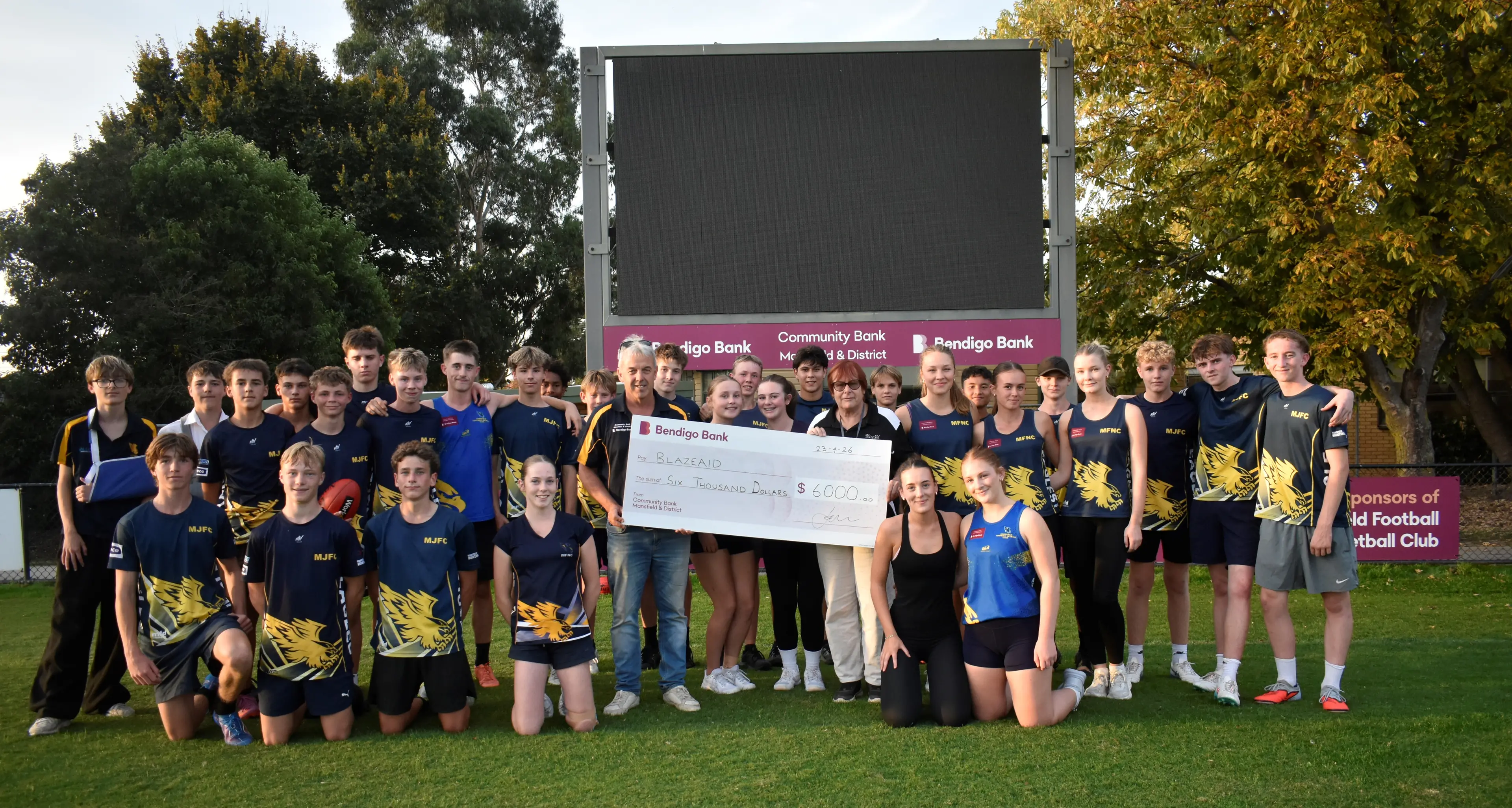 Eagles help out with fire relief and BlazeAid
