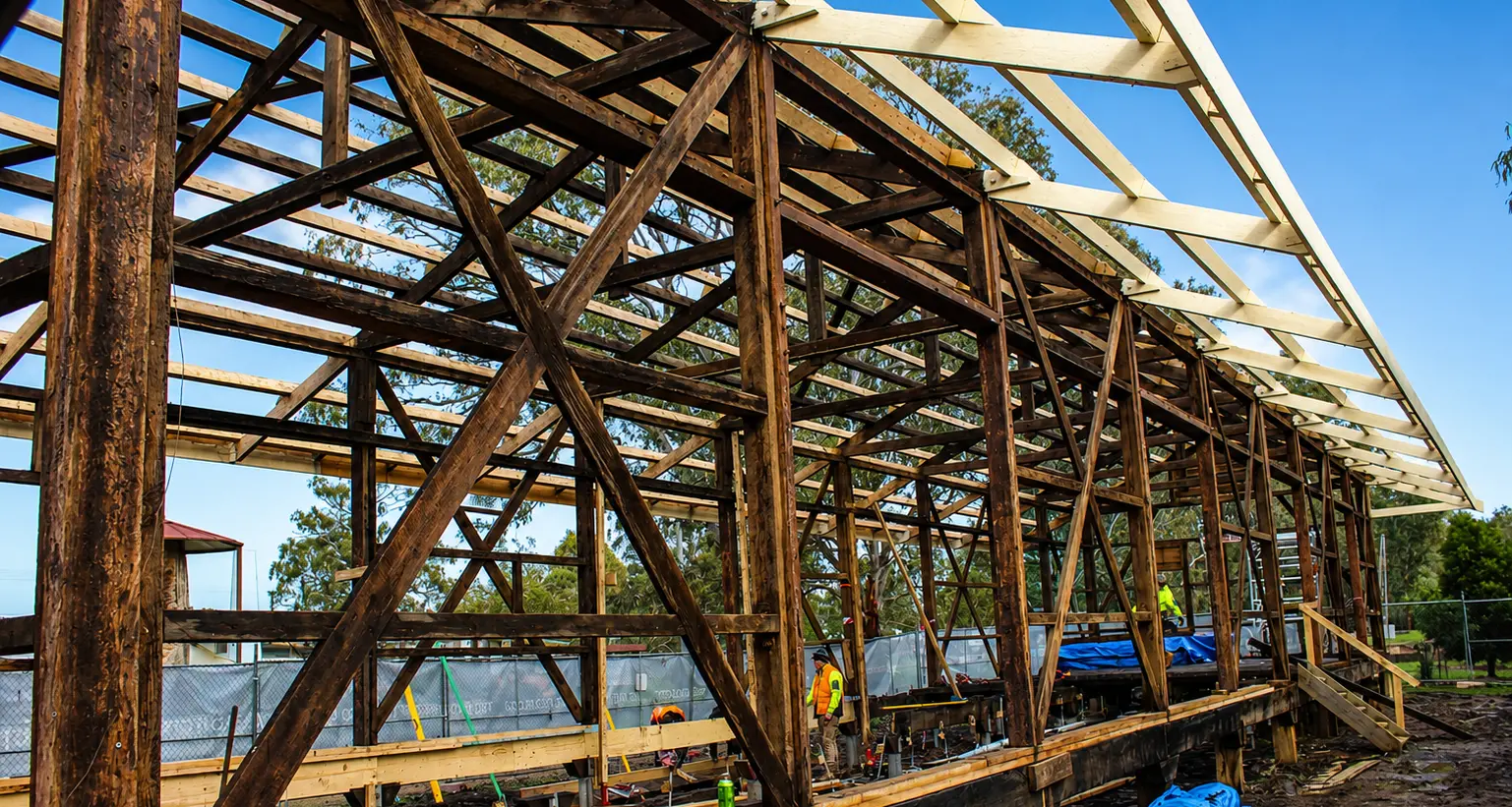 Works to restore historic Goods Shed begin