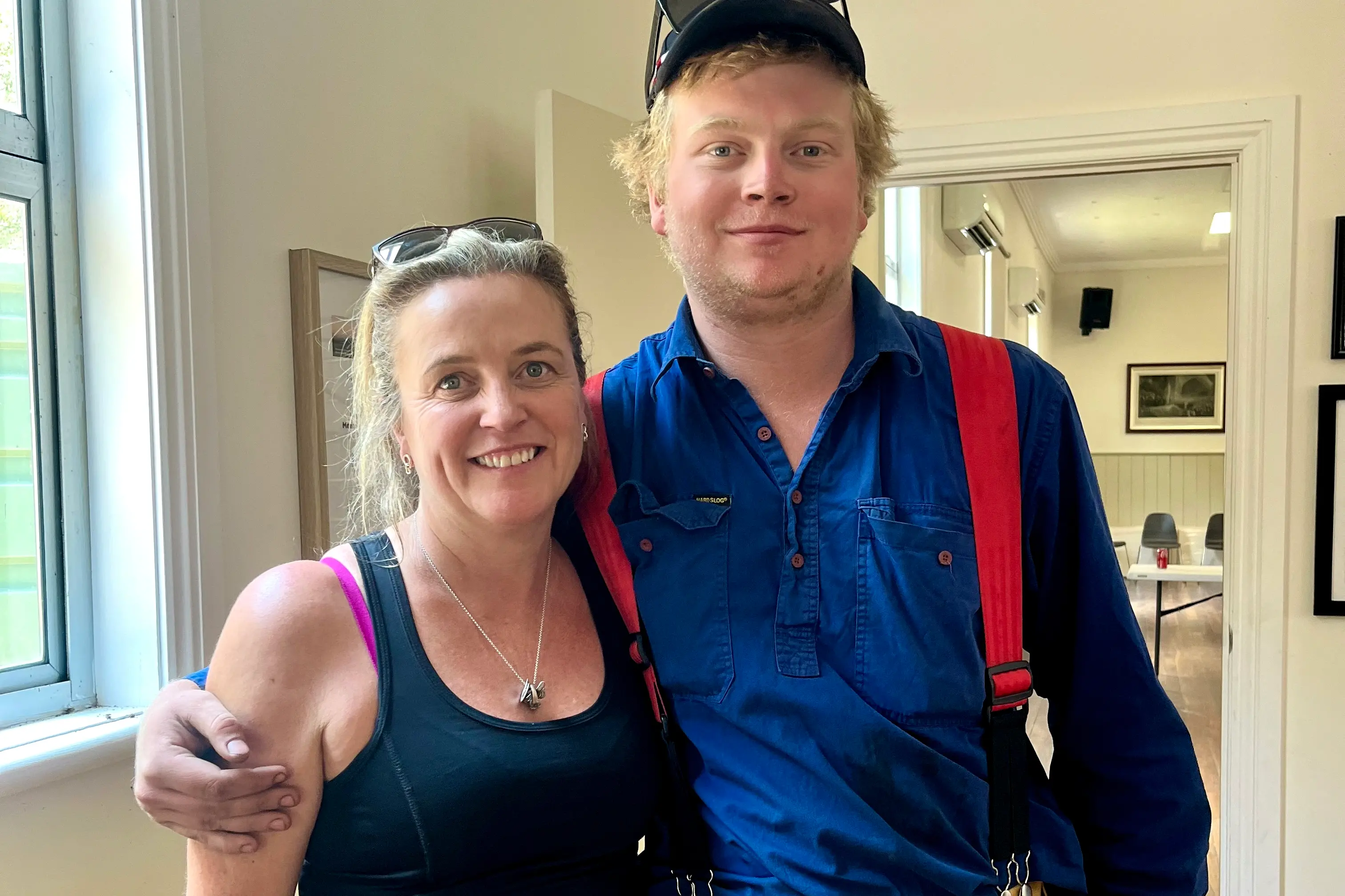 <p>Merton CFA Crew Leader Bianca Hurle and her son Ty Sheeran.</p>\\n