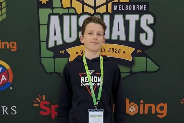 <p>Mansfield\\u2019s Harvey Knight prepares to compete at the National Speedcubing Championships.</p>\\n
