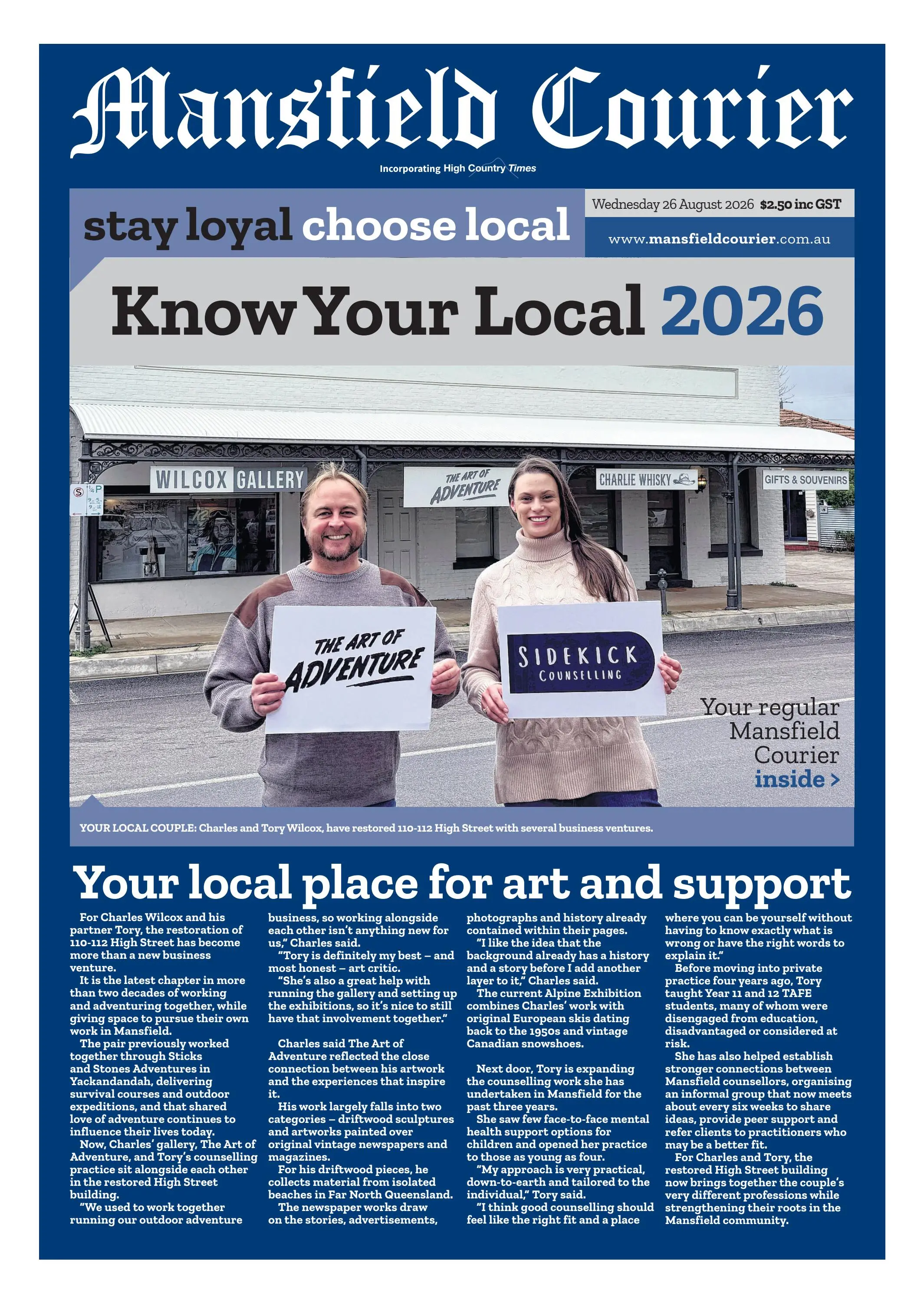 Mansfield Choose Local, Wednesday, August 26, 2026