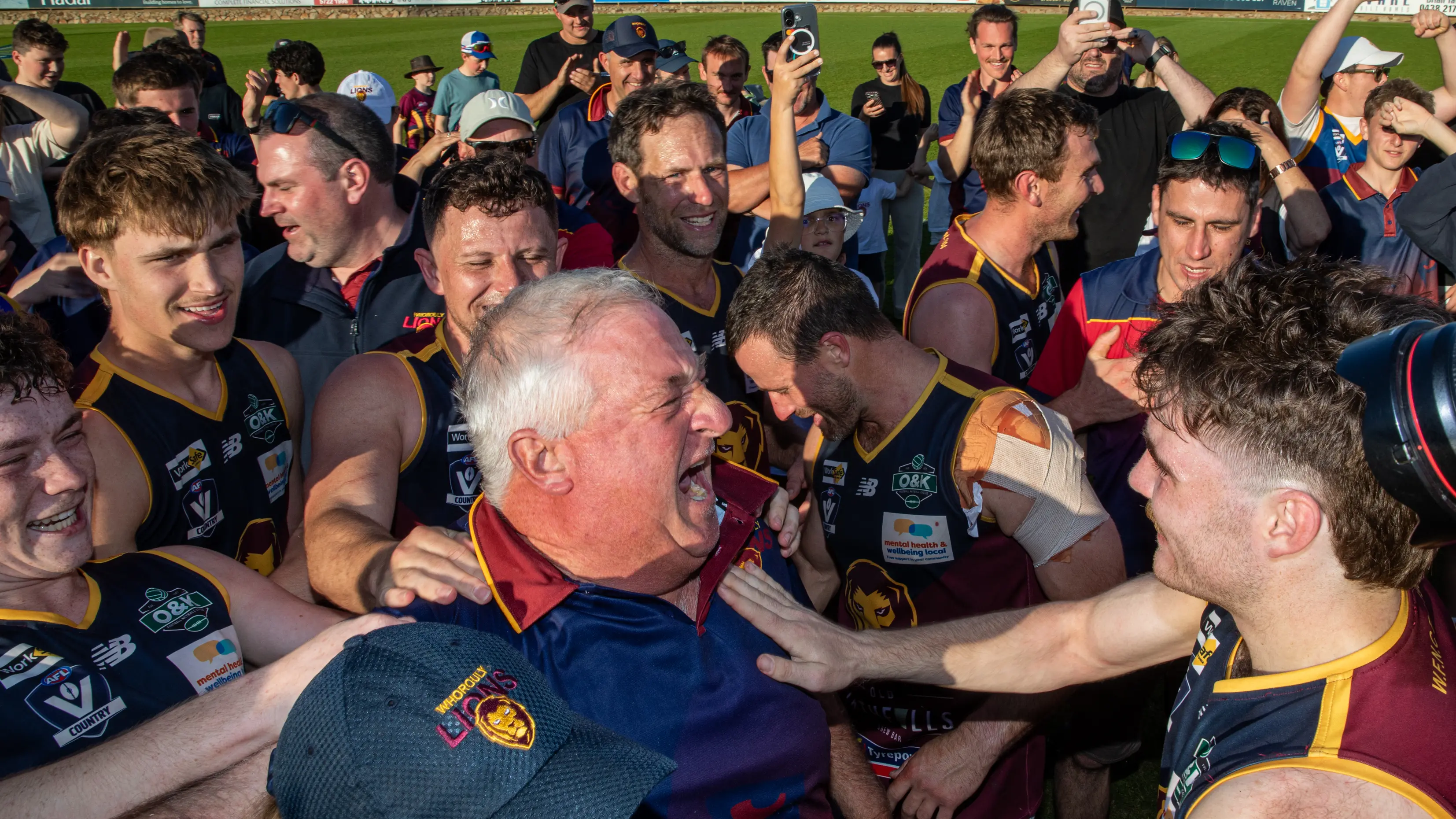 Kings of the jungle once more, Whorouly seal gritty grand final win