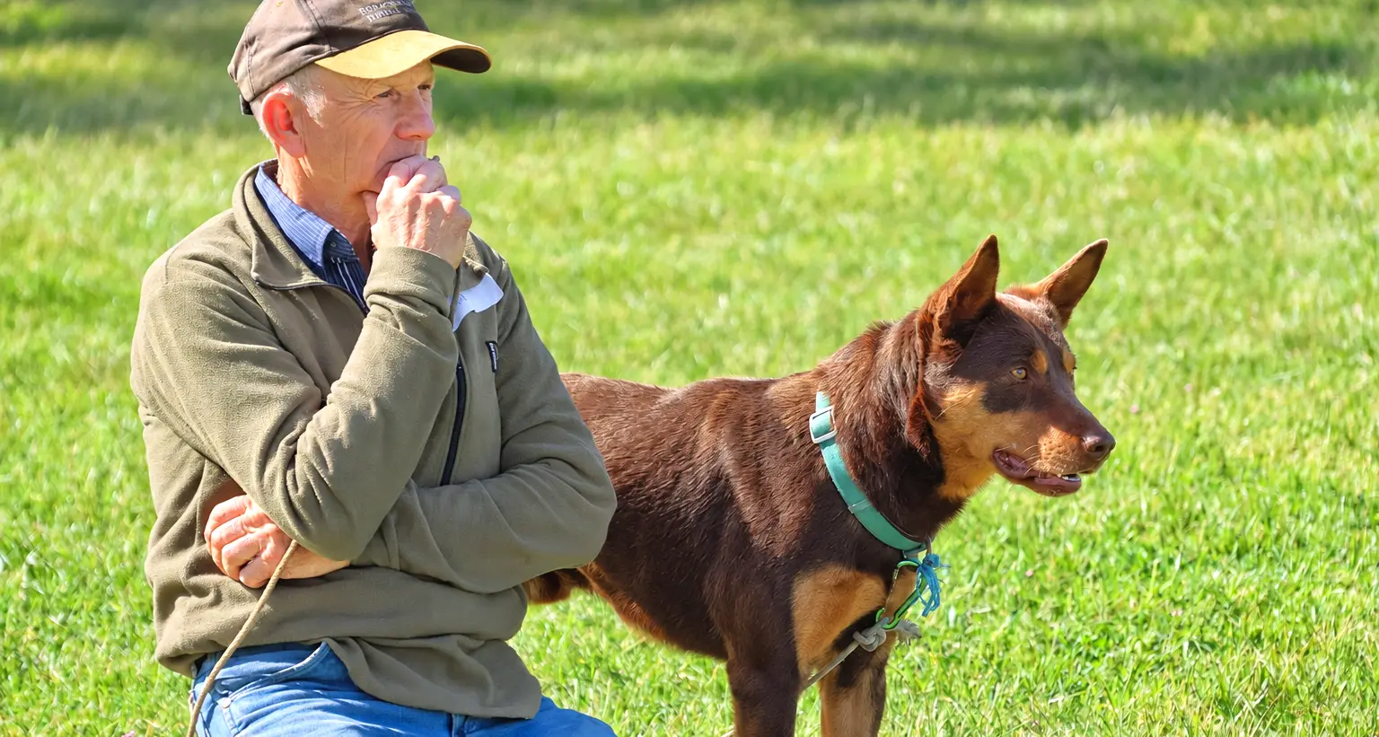Gary shares tricks of the working dog trade