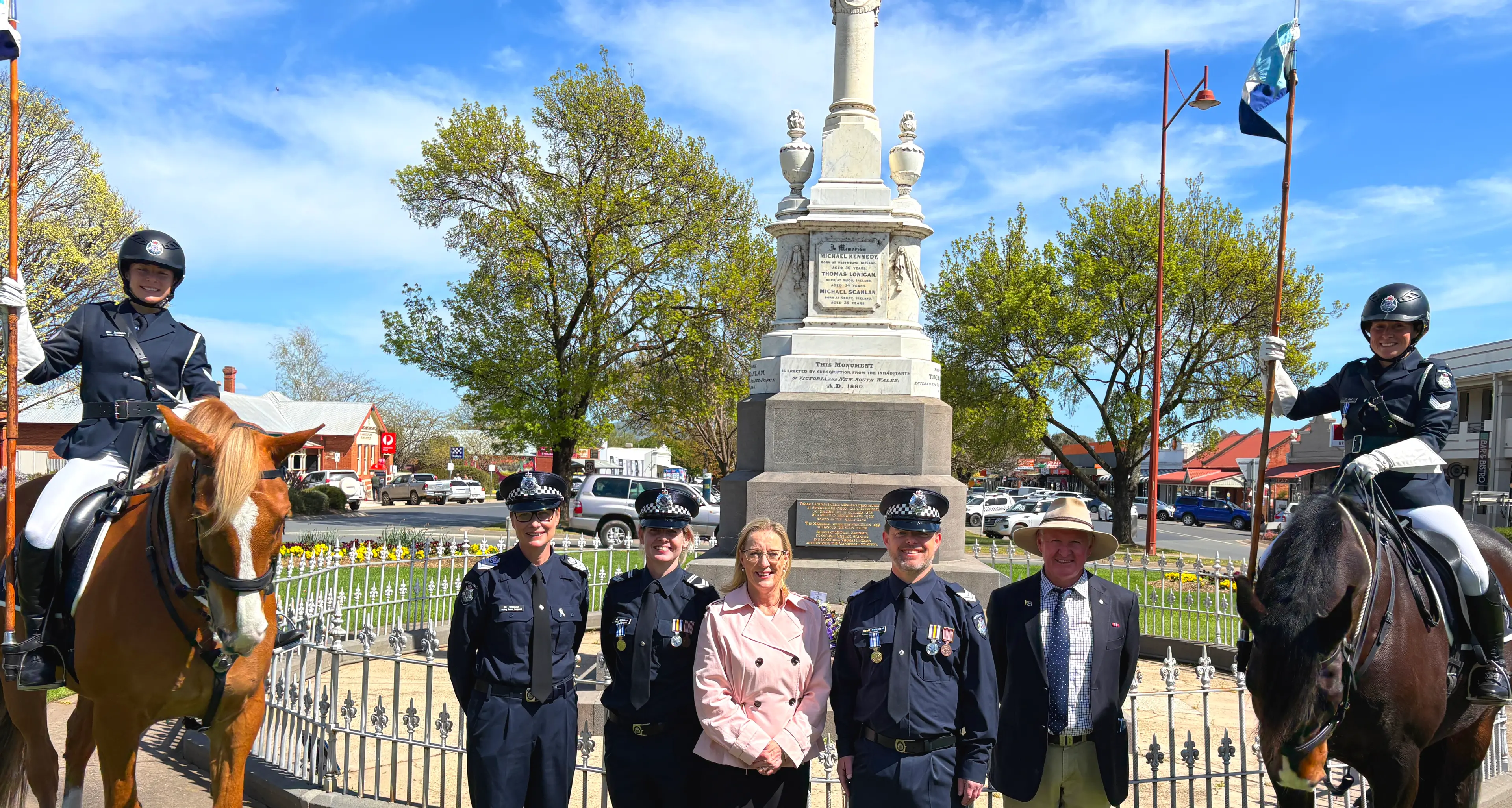 Mansfield pays tribute to fallen officers
