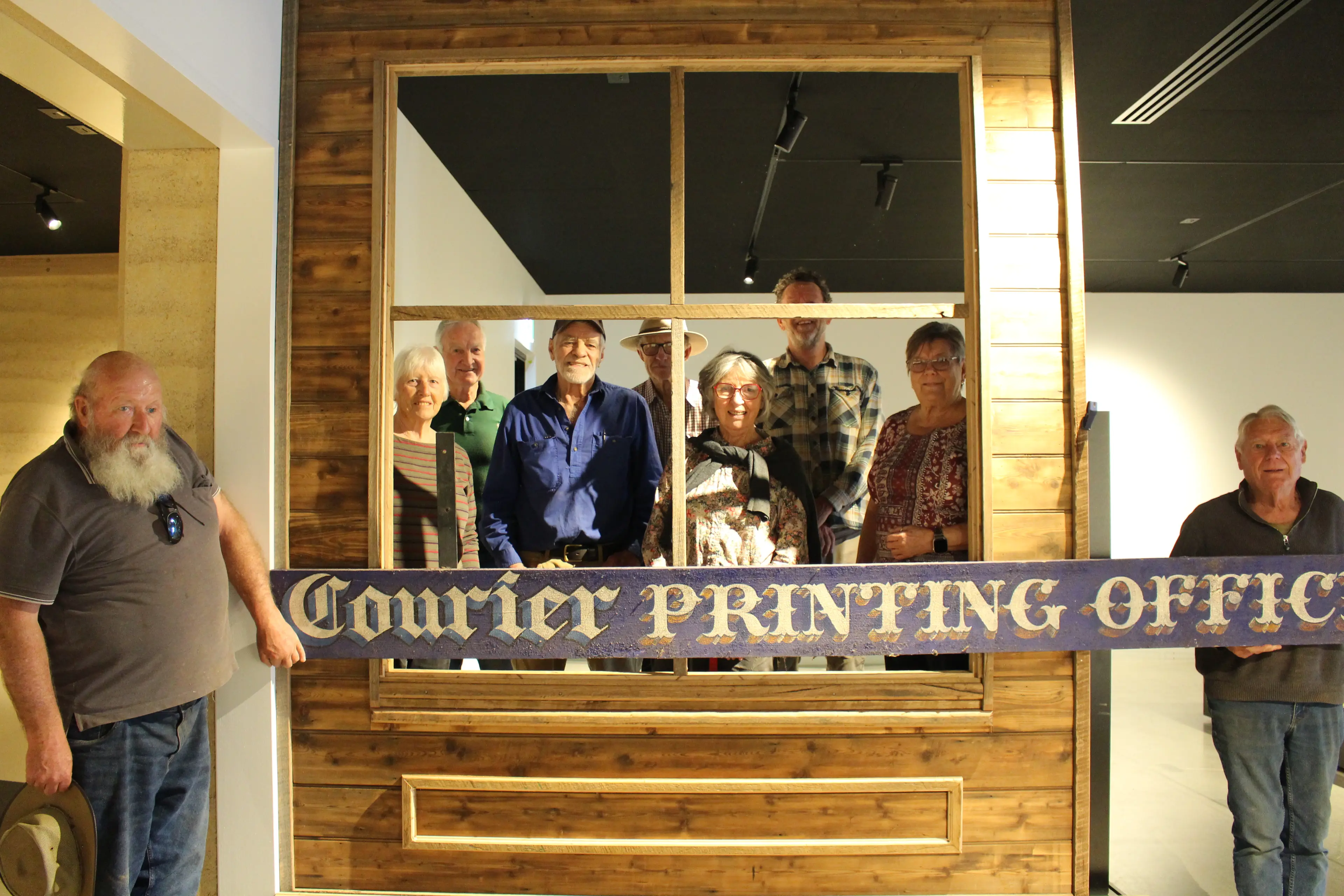 <p>PLACING HISTORY: First exhibit items placed in Heritage Museum. PHOTO: Phoebe Scott</p>\\n