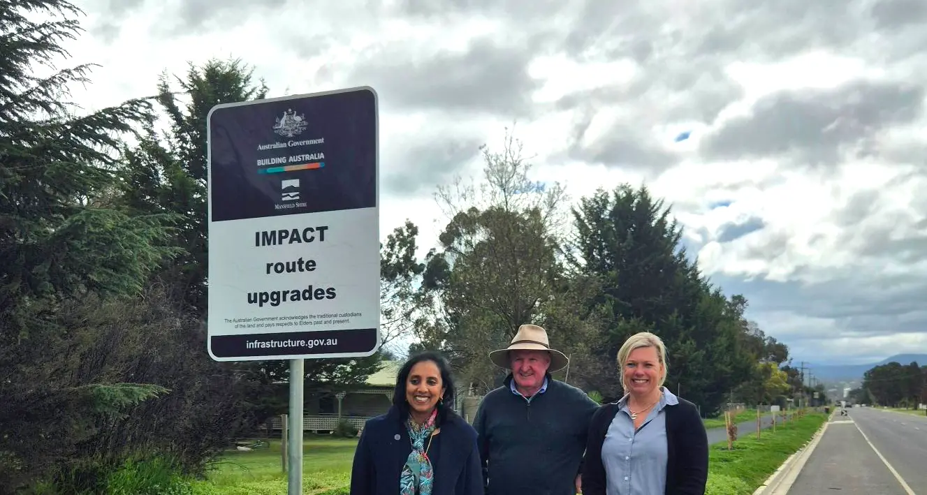 Senator sees Mansfield investment first-hand