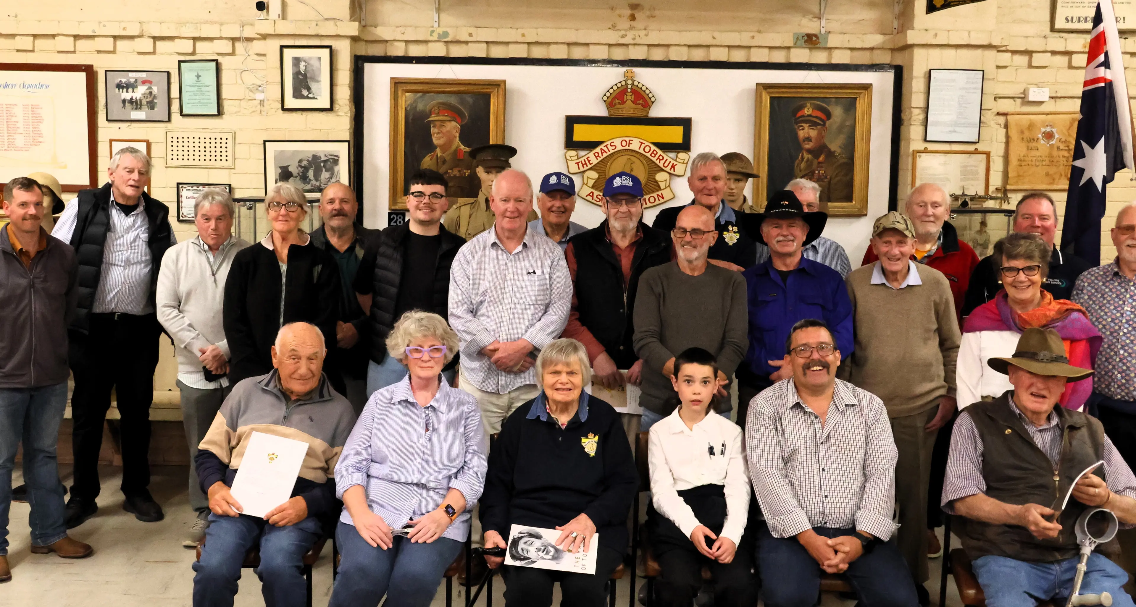 RSL visit honours memory of the Rats of Tobruk