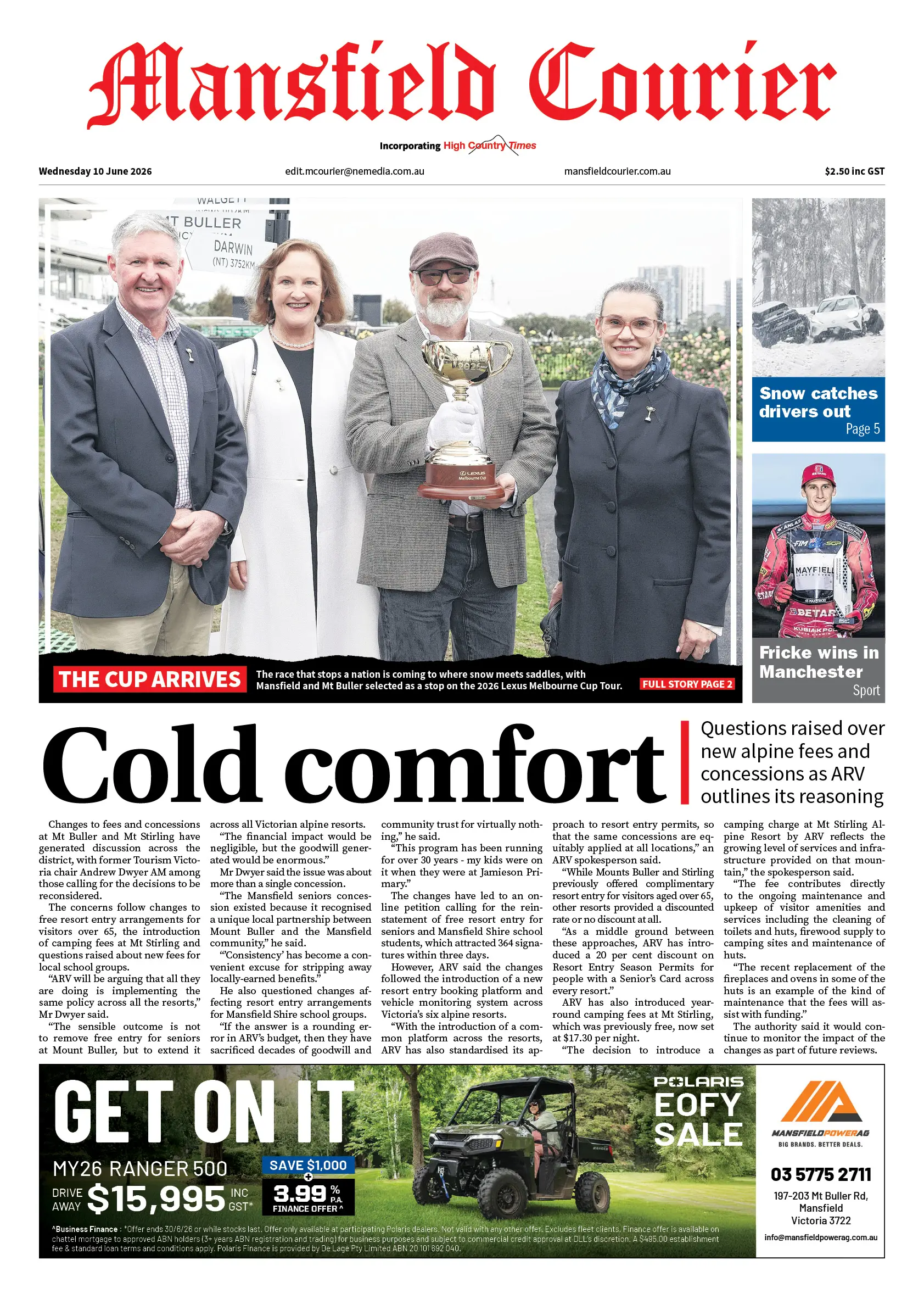 Mansfield Courier, Wednesday 10 June 2026