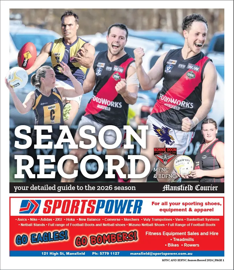 Mansfield Football & Netball Booklet, 2026