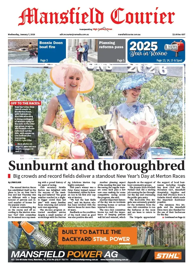 Mansfield Courier - Wednesday, January 7, 2026