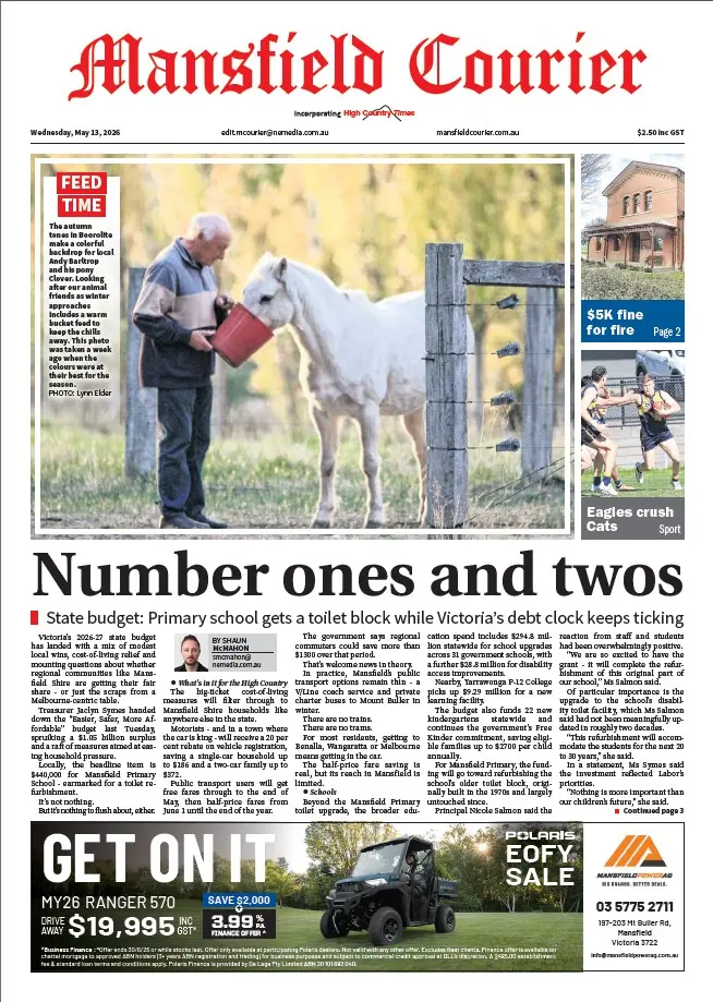 Mansfield Courier - Wednesday, May 13, 2026