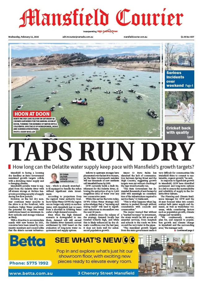 Mansfield Courier - Wednesday, February 11, 2026